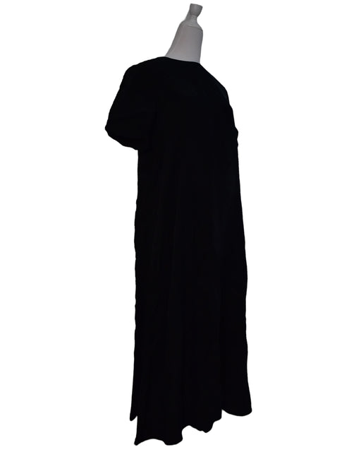 A Black Short Sleeve Dresses from Hatch in size S for maternity. (Front View)