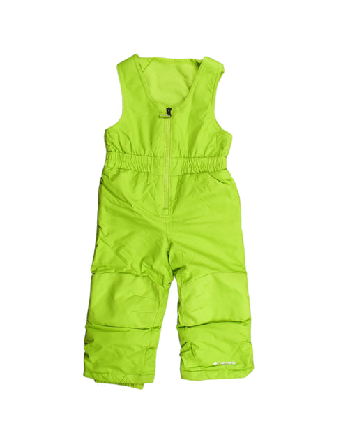 A Green Snowsuits from Columbia in size 3T for neutral. (Front View)