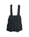 A Black Overall Shorts from Jamie Kay in size 6-12M for girl. (Back View)