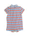 A White Rompers from Petit Bateau in size 6-12M for boy. (Back View)