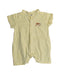 A Yellow Rompers from Sea Apple in size 3-6M for boy. (Front View)