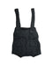 A Black Overall Shorts from Jamie Kay in size 6-12M for girl. (Front View)