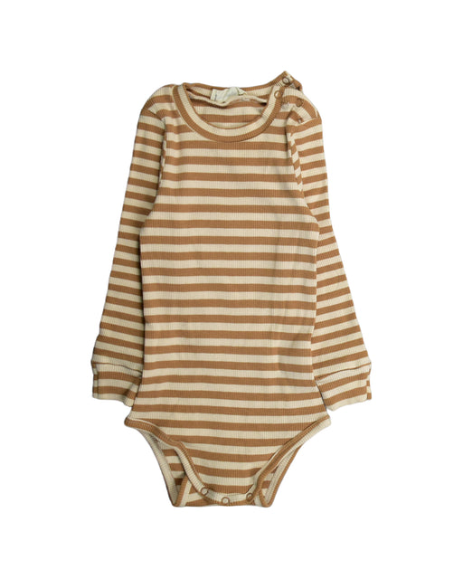 A Brown Bodysuits from two darlings. in size 6-12M for neutral. (Front View)