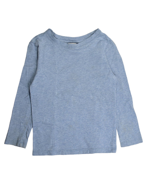 A Blue Long Sleeve Tops from Hanna Andersson in size 5T for boy. (Front View)