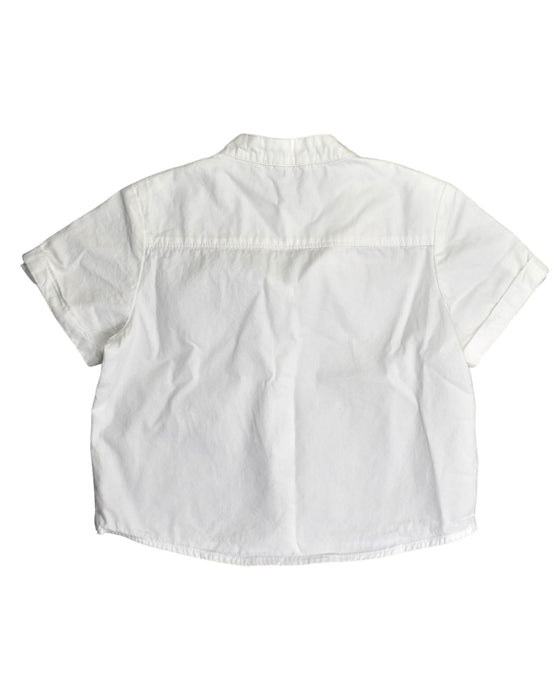 A White Shirts from Minnow in size 4T for boy. (Back View)