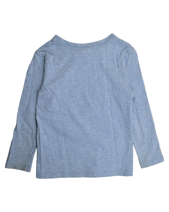 A Blue Long Sleeve Tops from Hanna Andersson in size 5T for boy. (Back View)