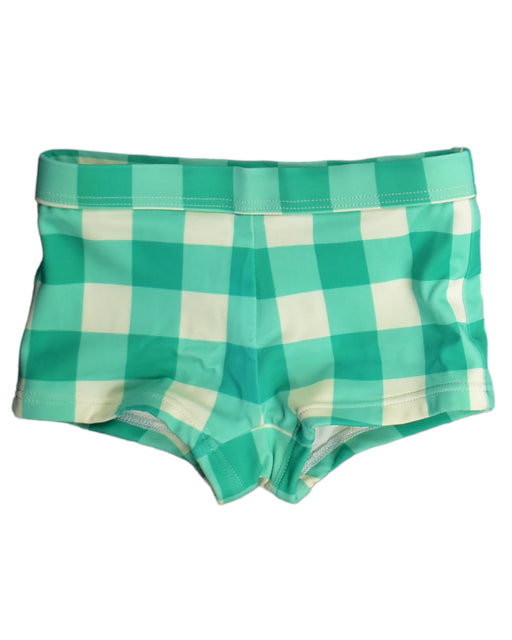 A Green Swim Shorts from Hanna Andersson in size 2T for girl. (Front View)