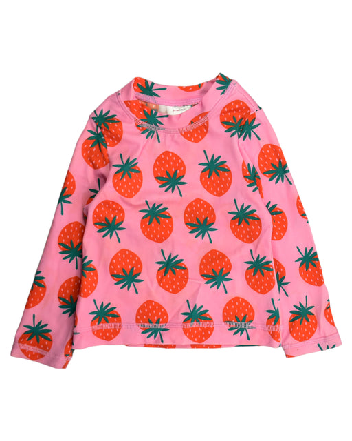 A Pink Rash Guards from Hanna Andersson in size 2T for girl. (Front View)