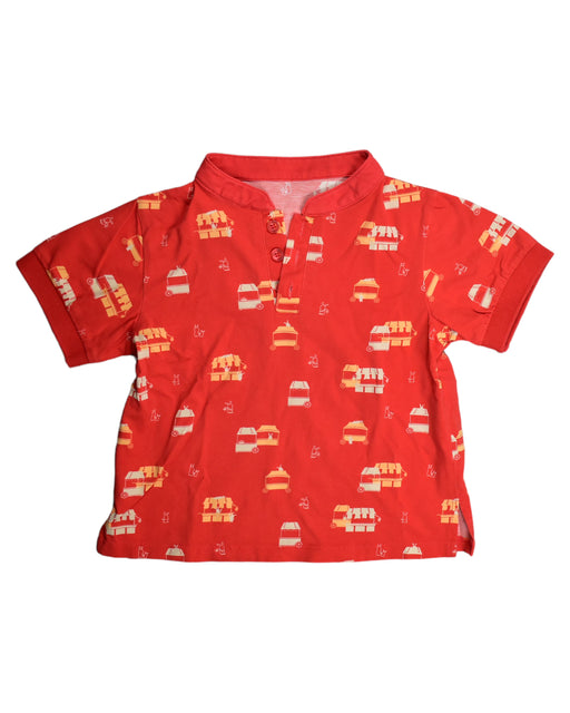 A Red Short Sleeve Tops from Elly in size 4T for boy. (Front View)