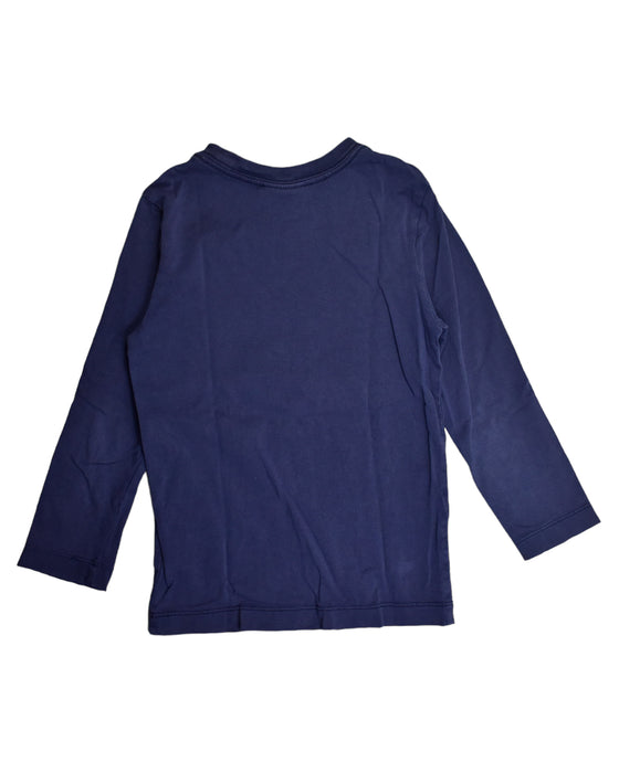 A Blue Long Sleeve Tops from Hanna Andersson in size 5T for girl. (Back View)