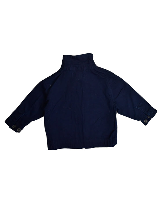 A Blue Lightweight Jackets from Polo Ralph Lauren in size 6-12M for boy. (Back View)