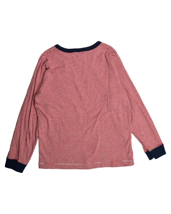 A Red Long Sleeve Tops from Petit Bateau in size 6T for neutral. (Back View)