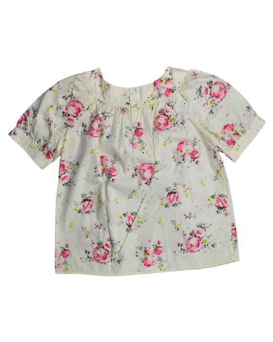 A White Short Sleeve Tops from Bonpoint in size 12Y for girl. (Back View)