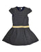 A Blue Short Sleeve Dresses from Petit Bateau in size 6T for girl. (Front View)
