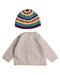 A Pink Gift Sets from Petit Bateau in size 3-6M for girl. (Back View)