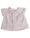 A White Short Sleeve Tops from Petit Bateau in size 3-6M for girl. (Front View)