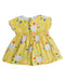 A Yellow Sleeveless Dresses from Jack & Milly in size 6-12M for girl. (Front View)