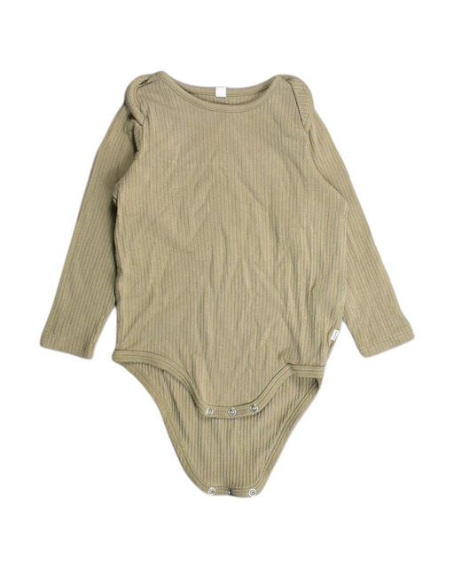 A Brown Bodysuits from Mori in size 12-18M for boy. (Front View)
