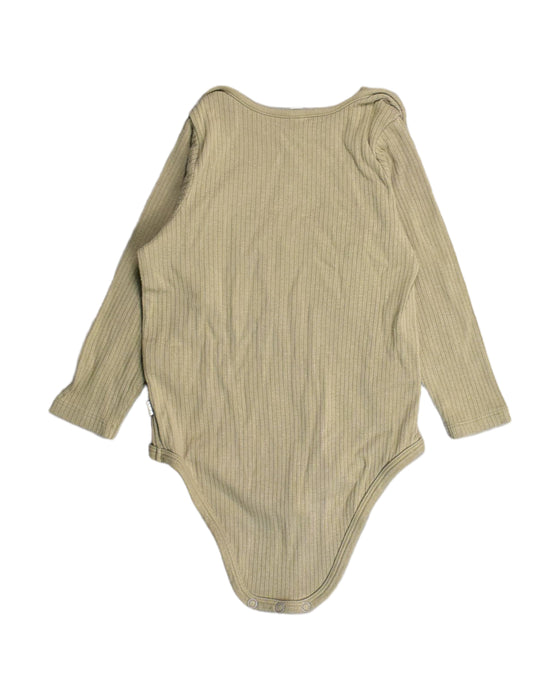 A Brown Bodysuits from Mori in size 12-18M for boy. (Back View)