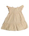 A Beige Sleeveless Dresses from Newbie in size 12-18M for girl. (Back View)