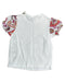 A White Short Sleeve Tops from Seed in size 0-3M for girl. (Back View)