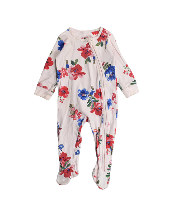 A Pink Jumpsuits from Joules in size 6-12M for girl. (Front View)