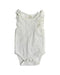 A White Bodysuits from With Love for Kids in size 6-12M for girl. (Front View)