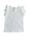 A White Sleeveless Tops from Seed in size 6-12M for girl. (Front View)