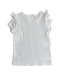 A White Sleeveless Tops from Seed in size 6-12M for girl. (Back View)