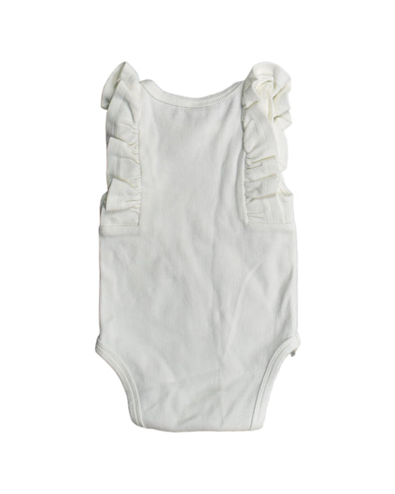 A White Bodysuits from With Love for Kids in size 6-12M for girl. (Back View)