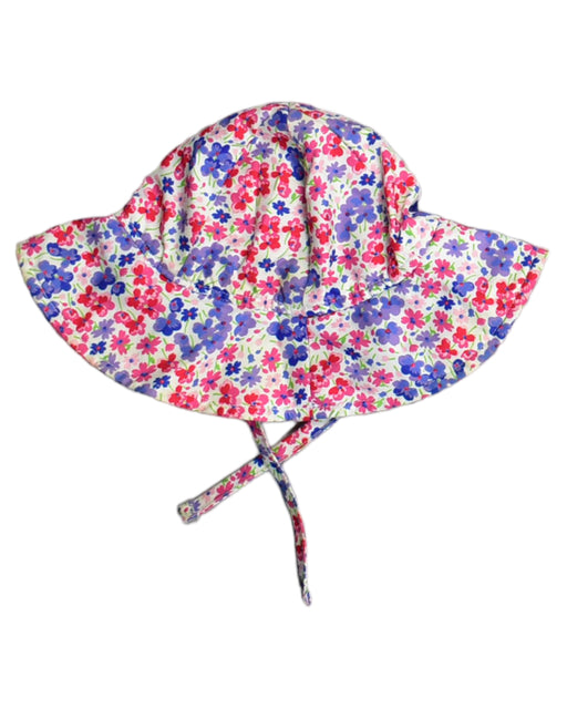 A White Sun Hats from Jojo Maman Bébé in size 6-12M for girl. (Front View)