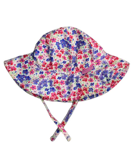 A White Sun Hats from Jojo Maman Bébé in size 6-12M for girl. (Back View)
