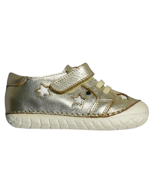 A Silver Sneakers from Old Soles in size 3T for girl. (Front View)