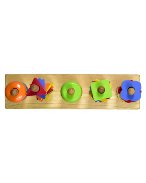 A Multicolour Wooden Toys from Retykle in size O/S for neutral. (Front View)