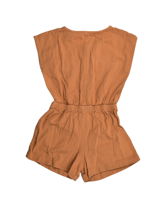 A Brown Rompers from Gingersnaps in size 6T for girl. (Back View)