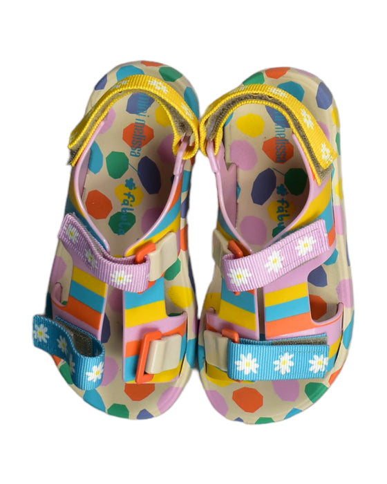 A Multicolour Sandals from Mini Melissa in size 7Y for girl. (Back View)