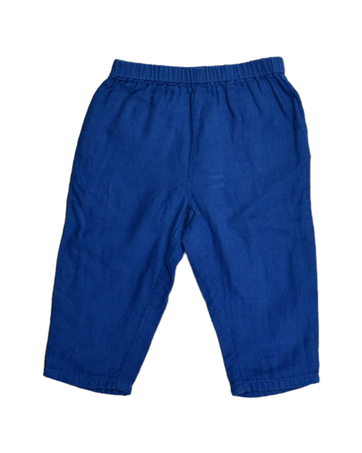 A Blue Casual Pants from Chateau de Sable in size 0-3M for boy. (Front View)