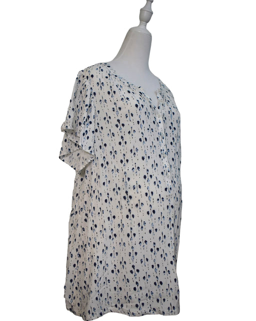 A White Short Sleeve Tops from Noppies in size L for girl. (Front View)