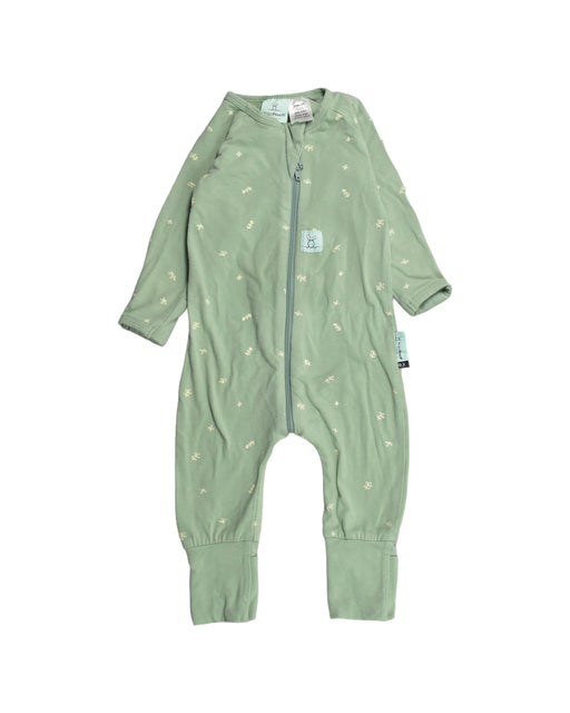 A Green Jumpsuits from ErgoPouch in size 3-6M for boy. (Front View)