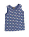 A Blue Sleeveless Tops from Emile et Ida in size 6-12M for neutral. (Front View)