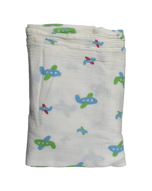 A White Swaddles from Aden & Anais in size O/S for neutral. (Front View)