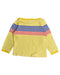 A Yellow Long Sleeve Tops from Petit Bateau in size 12-18M for girl. (Back View)