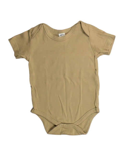 A Gold Bodysuits from Colored Organics in size 6-12M for neutral. (Front View)