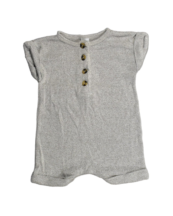 A Grey Rompers from Lou Lou and Company in size 6-12M for girl. (Back View)