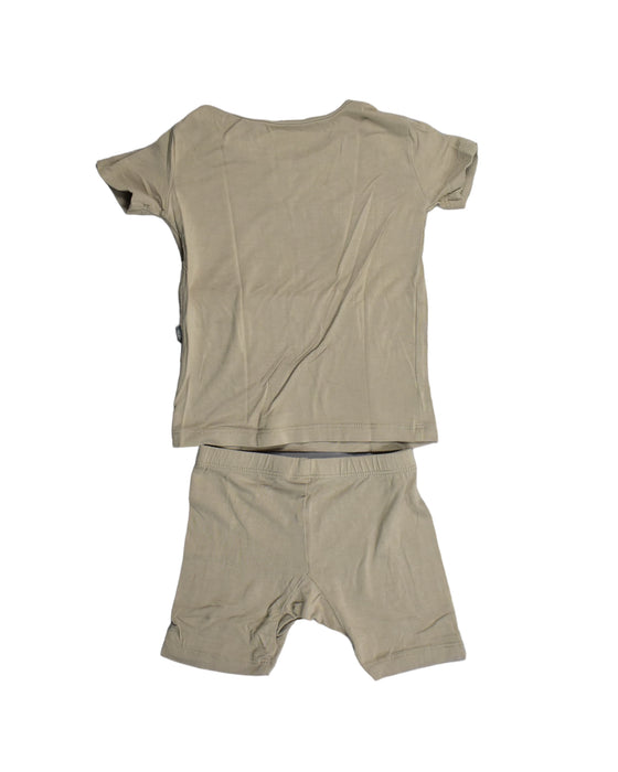 A Brown Shorts Sets from Kyte Baby in size 18-24M for boy. (Back View)