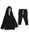 A Black Pants Sets from Childhoods Clothing in size 6-12M for boy. (Front View)