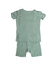 A Green Shorts Sets from Kyte Baby in size 18-24M for boy. (Back View)