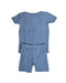 A Blue Shorts Sets from Kyte Baby in size 18-24M for boy. (Back View)