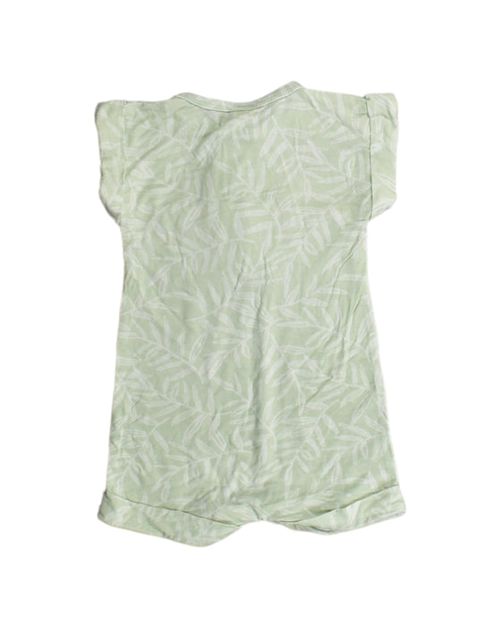 A Green Rompers from Lou Lou and Company in size 3-6M for girl. (Back View)