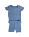 A Blue Shorts Sets from Kyte Baby in size 18-24M for boy. (Front View)